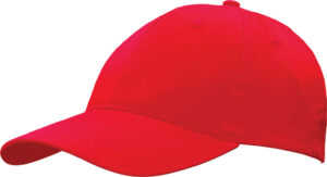 00049-EC Kapa BASIC 6 pamučna crvena, čičak 86199 P50/200