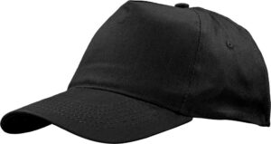 00063-EC Kapa BASIC 5 pamučna crna, čičak 86194 P50/200