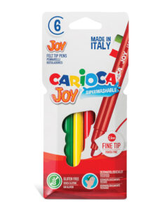 01993-EC Flomasteri  6/1 CARIOCA JOY pvc 40549 bls P24