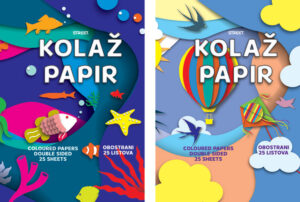 03323-EC Kolaž papir mat A4 STREET obostrani 20+5 fluo.=25 lista P50