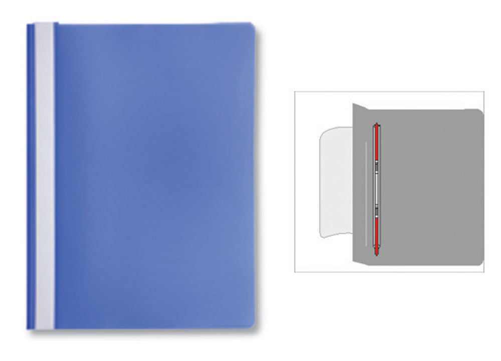 03739-EC Fascikl pvc klizna meh.OPTIMA tamno plavi 20059 P20/240