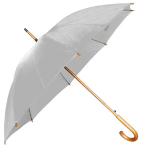 03989-EC Kišobran Zeus 86226/S drv.drška svj. sivi, 105cm,autom.P12/60