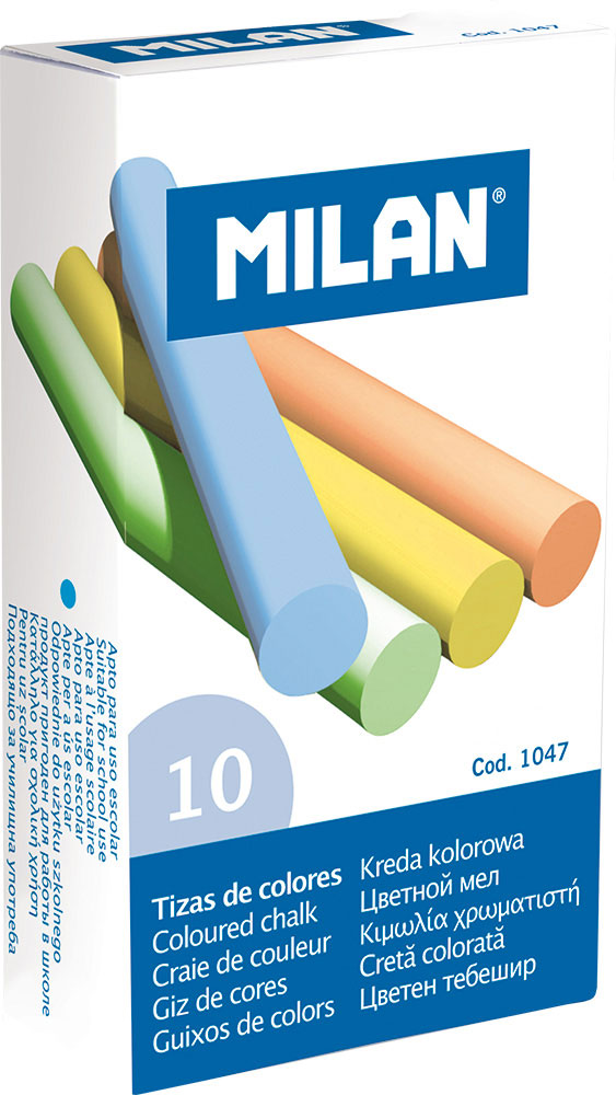 05847-EC Kreda šk.u boji 1/10 MILAN 5 boja P10/160