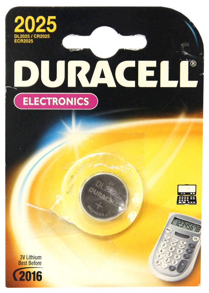 10908-EC Baterija DURACELL DL 2025 1/1 litijska bls  P10
