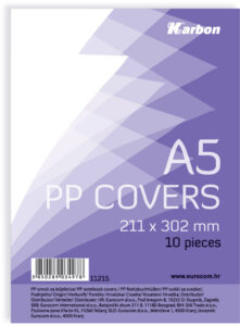 11215-EC Omotnica za bilježnicu A5 KARBON 10/1 P60