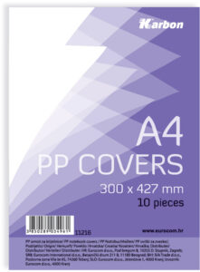 11216-EC Omotnica za bilježnicu A4 KARBON 10/1 P40