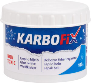 12299-EC Ljepilo bijelo u dozi 100 g Karbofix  P6/72