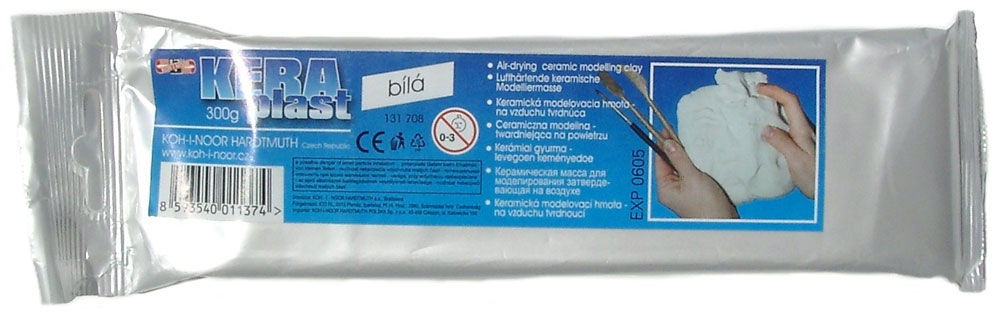 200325-EC Glina KERAplast bijela 300gr K-I-N bls P30/90