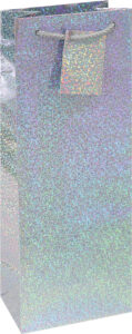 204614-EC Vrećica boca hologramska srebrna 13x36x8,5cm 71280 P12/144