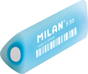 205691-EC Gumica MILAN F30 Cristal prozirna plava trokutasta P30/120