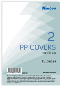 205714-EC Omotnica univerzalna PP s ljep.trakom br.2, KARBON 50x31 10/1 P40