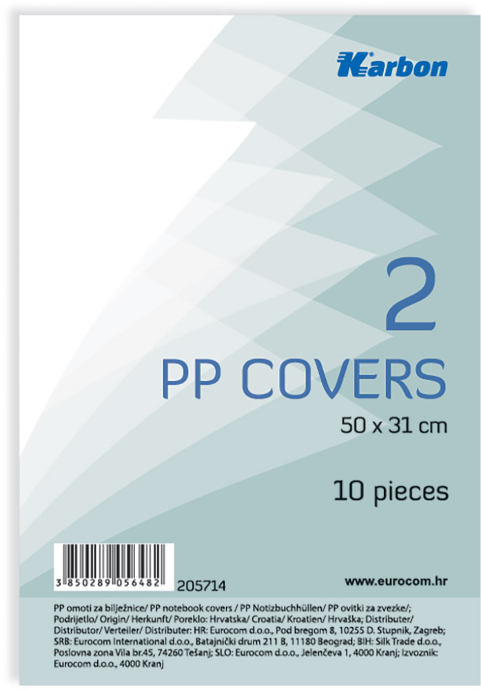 205714-EC Omotnica univerzalna PP s ljep.trakom br.2, KARBON 50x31 10/1 P40