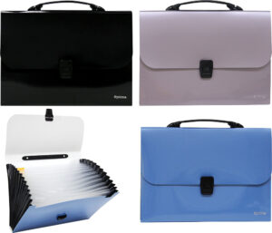 210627-EC Mapa harmonika pvc A4 13 preg. OPTIMA Metalic SH8805A 20131 P48