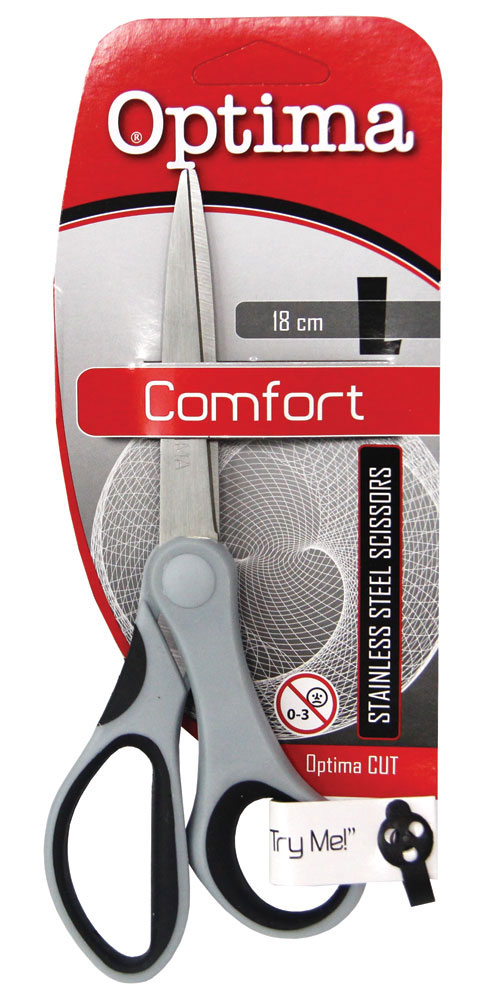 211828-EC Škare OPTIMA Comfort L srednje 18cm 26350 P12/240