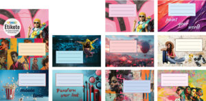 213288-EC Naljepnice za bilježnice STREET TEEN GIRLS 10 kom bls P24/240/960