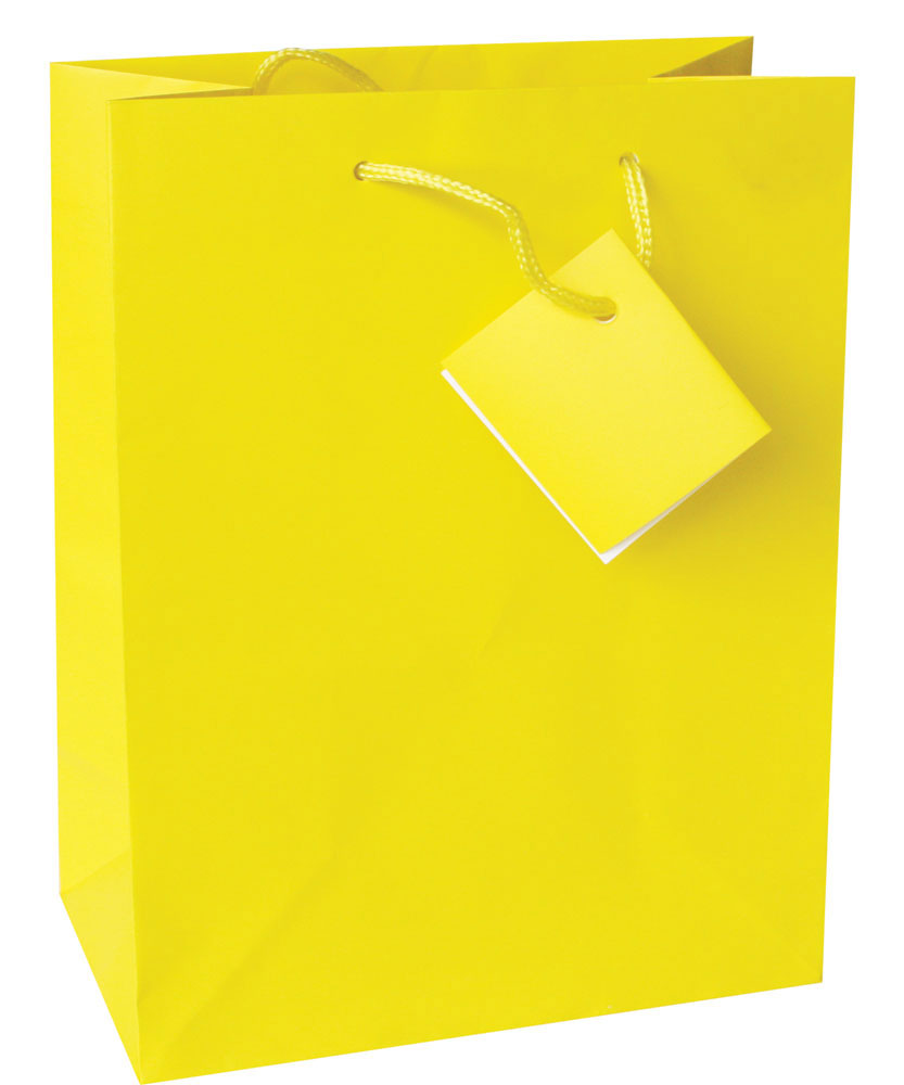 214149-EC Vrećica XL jednobojna mat žuta 33x45,7x10,2 71458 P12/144