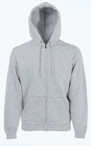 214432-EC Majica FOL DR sa kap. i zatvaračem Sweatshirt Zip Hooded siva 2XL P24