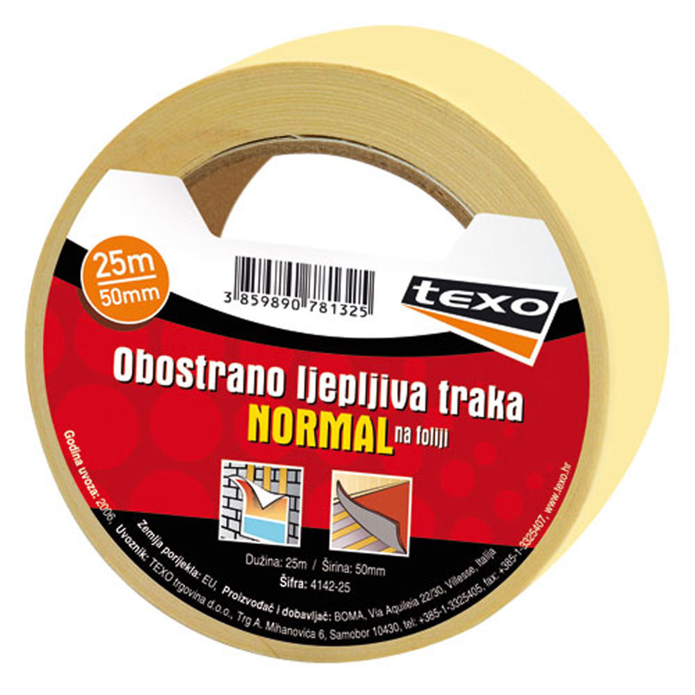 214928-EC Obostrano ljepljiva traka na foliji 50mm/25m - 4142-25 P24