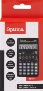 216108-EC Kalkulator OPTIMA SS-501 56fun. 25255 bls P50/100