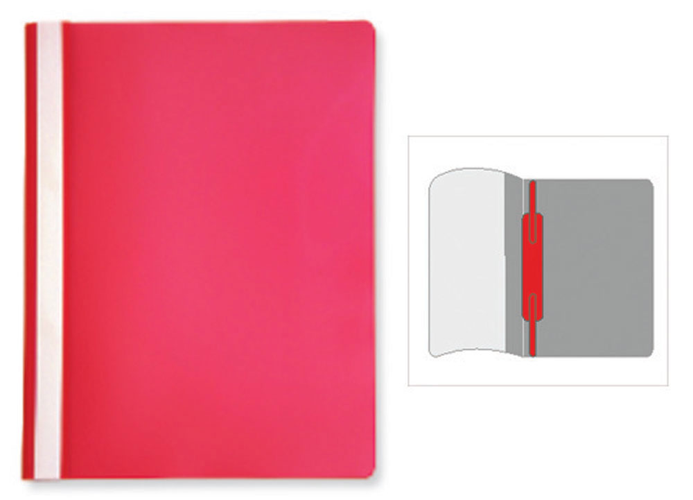 216128-EC Fascikl pvc euro meh.OPTIMA crveni 20195 P20/400