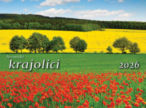 217284-EC Kalendar HRVATSKA - KRAJOLICI 13L 33x49+7, spirala u sredini P50 KL 2026