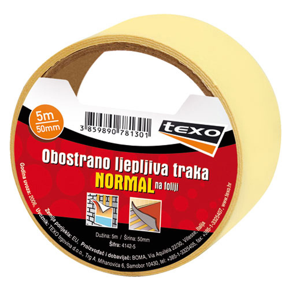 217419-EC Obostrano ljepljiva traka na foliji 50mm/5m - 4142-5 P52