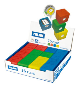 Šiljilo plastično 1 rupa Milan Cubic