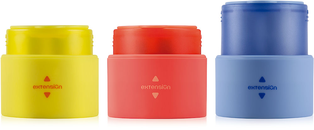 219407-EC Šiljilo plastično 2 rupe MILAN Extension sort display P12/84