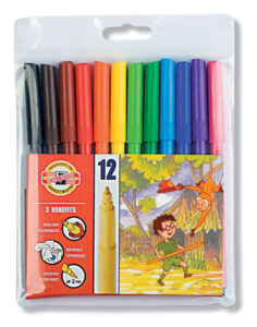 219766-EC Flomasteri 12/1 ANIMALS K-I-N perivi u pvc eutiu 1002 bls P12