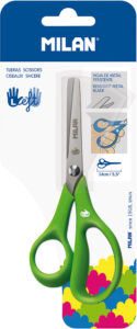 219855-EC Škare MILAN školske tupi vrh za ljevoruke 14cm blister P12/240