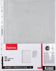 220014-EC Fascikl UR uložni 90my OPTIMA A4 50/1 20103/A P1/40