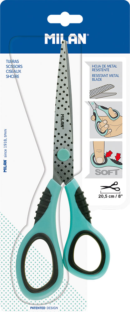 220226-EC Škare MILAN uredske 20,5cm Dots&Buttons bls P12/144