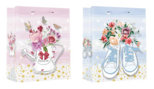 221112-EC Vrećica M exclusive svakodnevna glitter 18x23x10cm 75127 P12/240