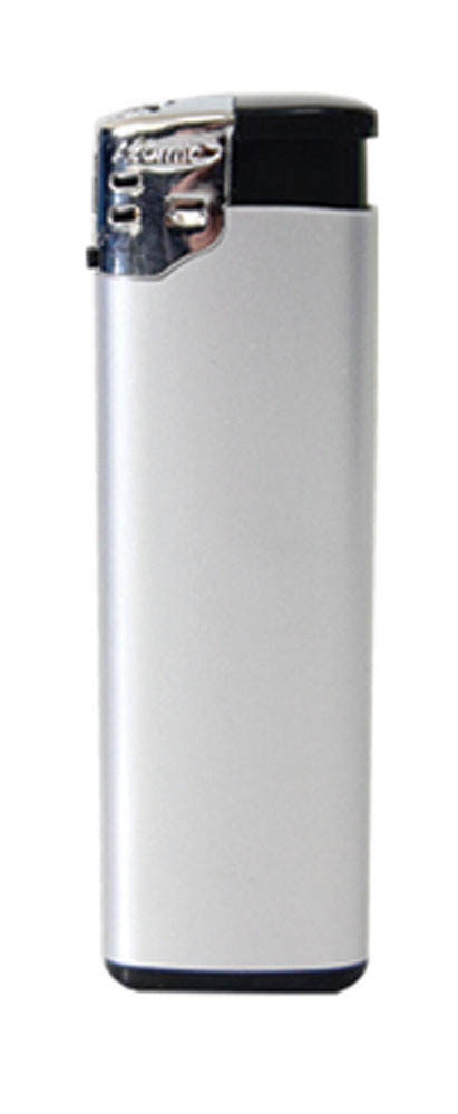 221301-EC Upaljač Atomic F3 srebrno/crni 3718005 P50/1000