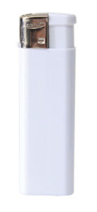 221307-EC Upaljač Atomic CR FLAT bijeli 3607104 P50/1000