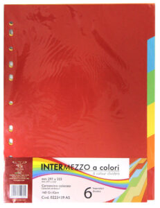 221410-EC Index kart. 6 boja za registr.A4 Pigna 0223439 P40/120