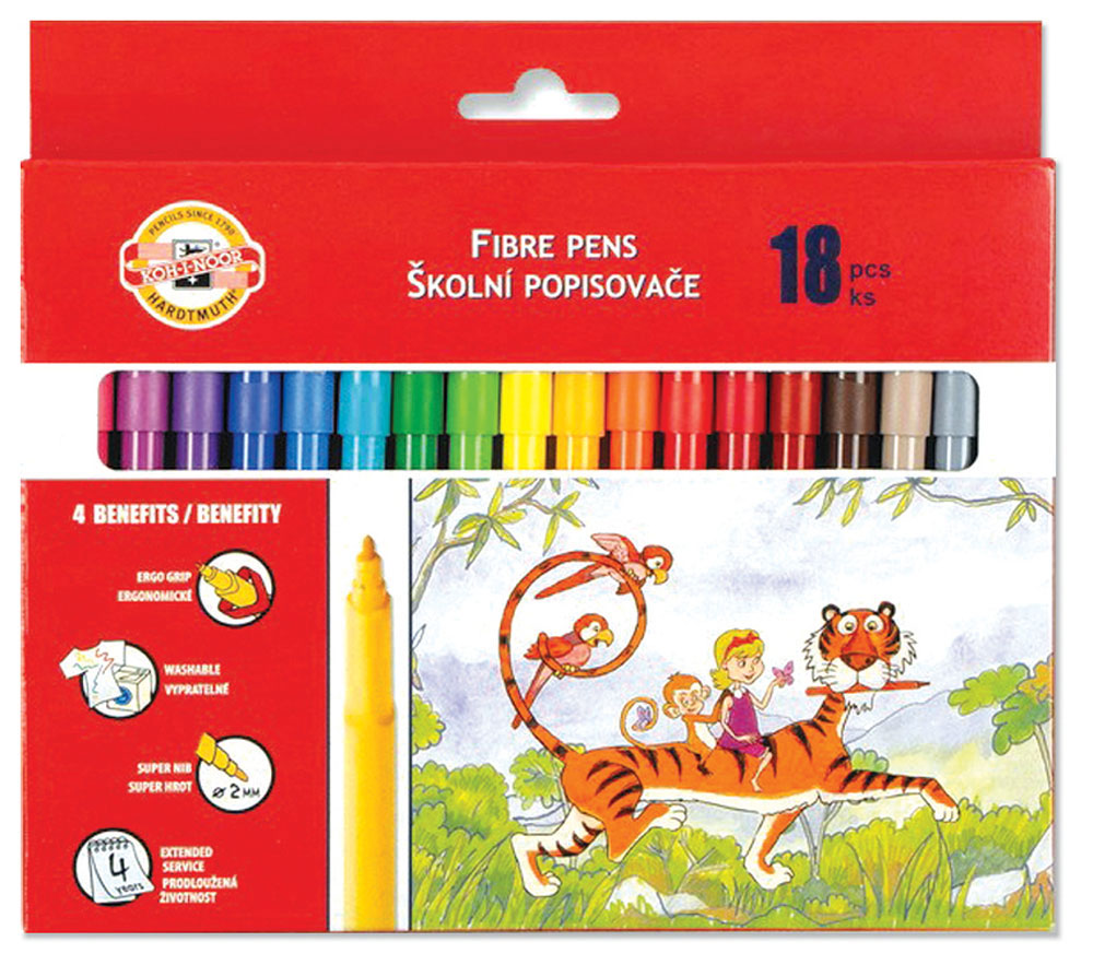 221720-EC Flomasteri 18/1 ANIMALS K-I-N perivi karton.kutija 1002 bls P12