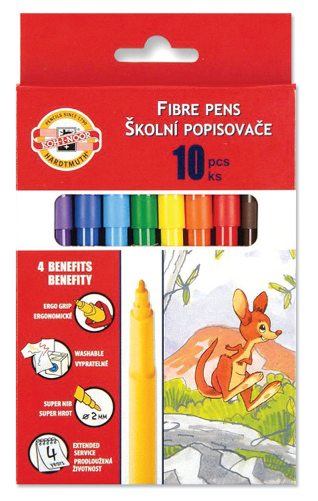 221721-EC Flomasteri 10/1 ANIMALS K-I-N perivi karton.kutija 1002 bls P12