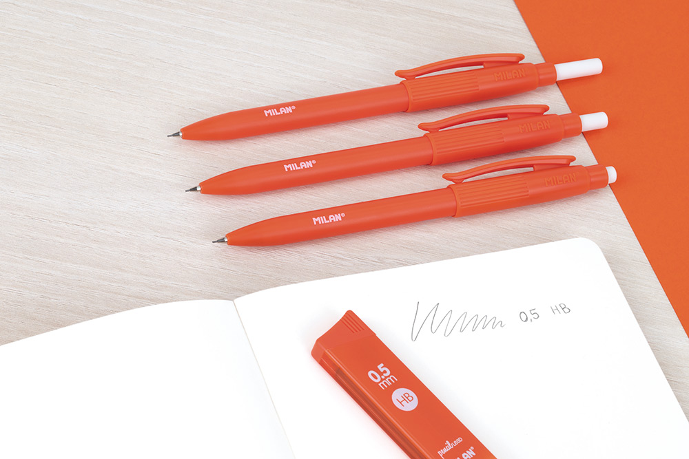 221777-EC Ol.teh. 0,5 HB+gumica MILAN PL1 "eraser&pencil" displej P20/360