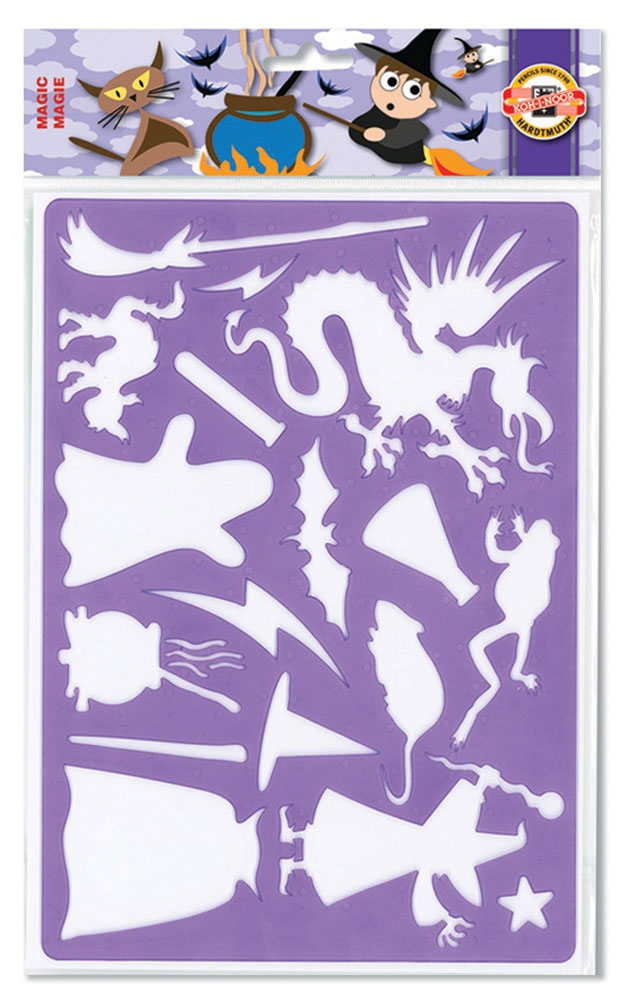 221806-EC Šablona za crtanje 187x266mm MAGIC 9820 KOH-I-NOOR P24