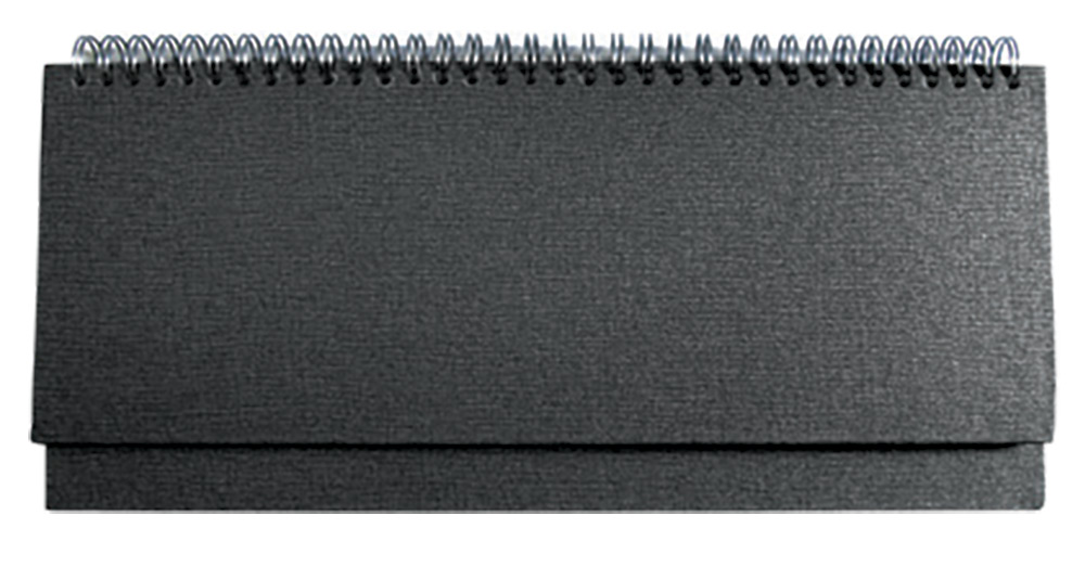 222904-EC Planer stolni spiralni BRISTOL 52 tjedna, 128 str., 30x14 antracit P50 OG 2026