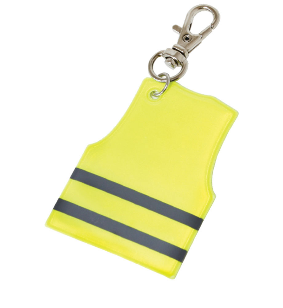 222968-EC Privjesak za ključeve oblik reflektirajućeg prsluka P50/1000