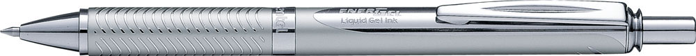 223490-EC Gel pen 0,7 PENTEL EnerGel BL-407-A srebrni P12/288