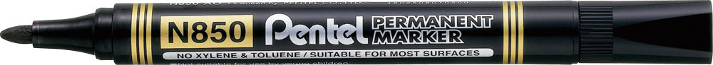 223523-EC Marker perm. PENTEL N850-A crni okrugli vrh P12/576