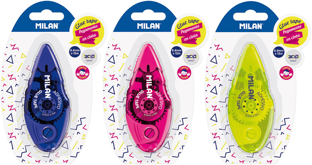 223593-EC Ljepilo u traci univerzalno MILAN Acid 8,4mm x 12m, blister P12/144