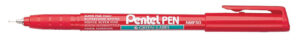 223771-EC Flomaster fineliner PENTEL 0,5 permanent NMF50-B crveni P12/480