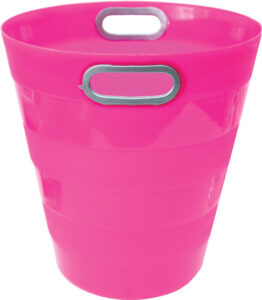 223914-EC Koš za smeće pvc ARK 1051 fluo roza P40