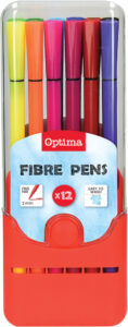 224021-EC Flomasteri 12/1 tanki OPTIMA PVC kutija 100070 bls P12/144
