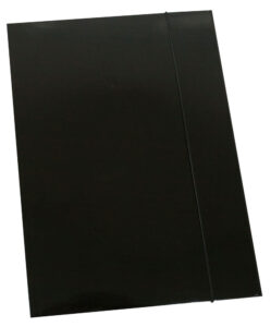 224445-EC Fascikl kartonski/lak s gumicom 600gr OPTIMA crni 60676B P50