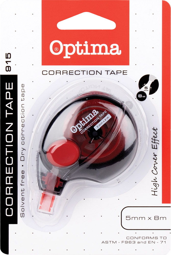 225117-EC Korektor u traci OPTIMA 5mmx8m,ravni vrh blister 29366 bls P24/576